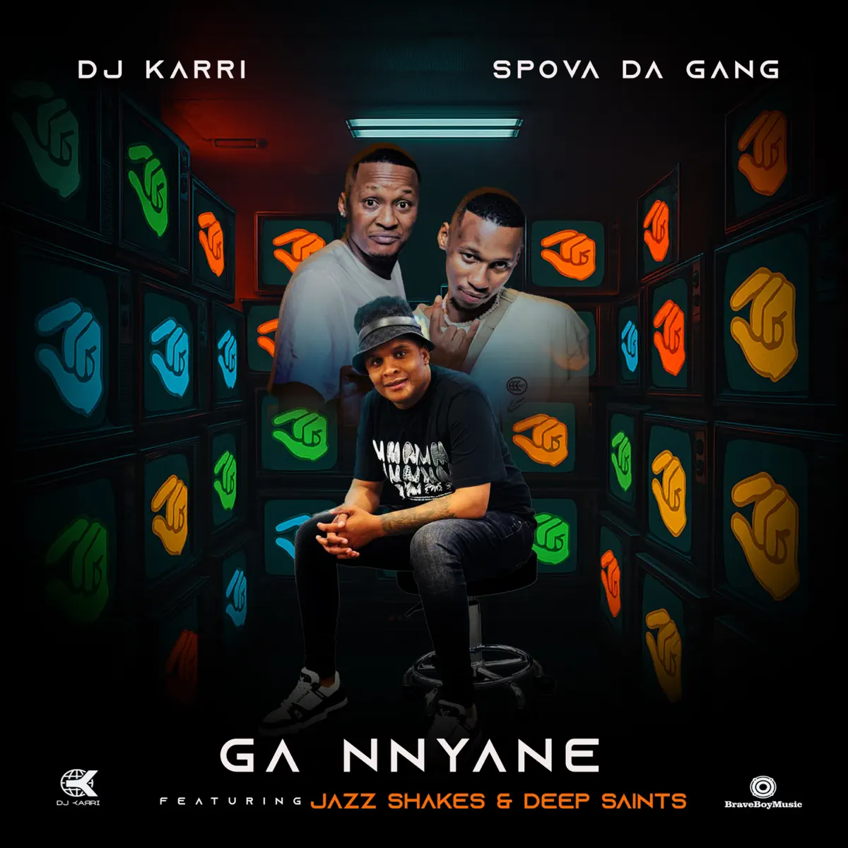  DJ Karri & Spova Da Gang - Ga Nnyane (feat. Jazz Shakes & Deep Saints)