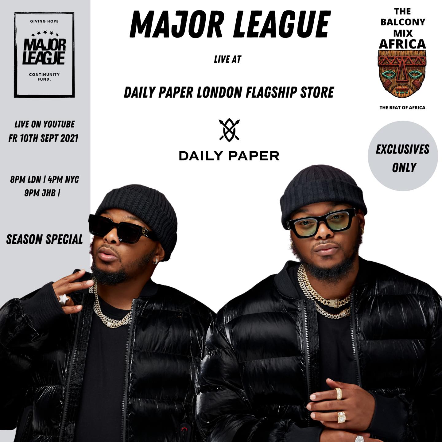 Unknown Artist - Major League Djz - Amapiano Balcony Mix Africa Live in London | S3 | EP 8