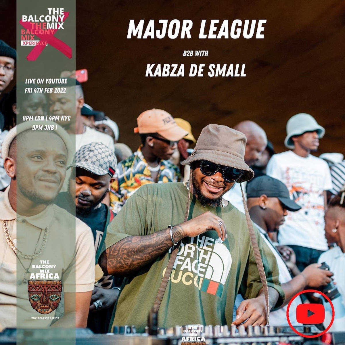Unknown Artist - Major League & Kabza De Small - Amapiano Balcony Mix Live B2B S4 | EP 9