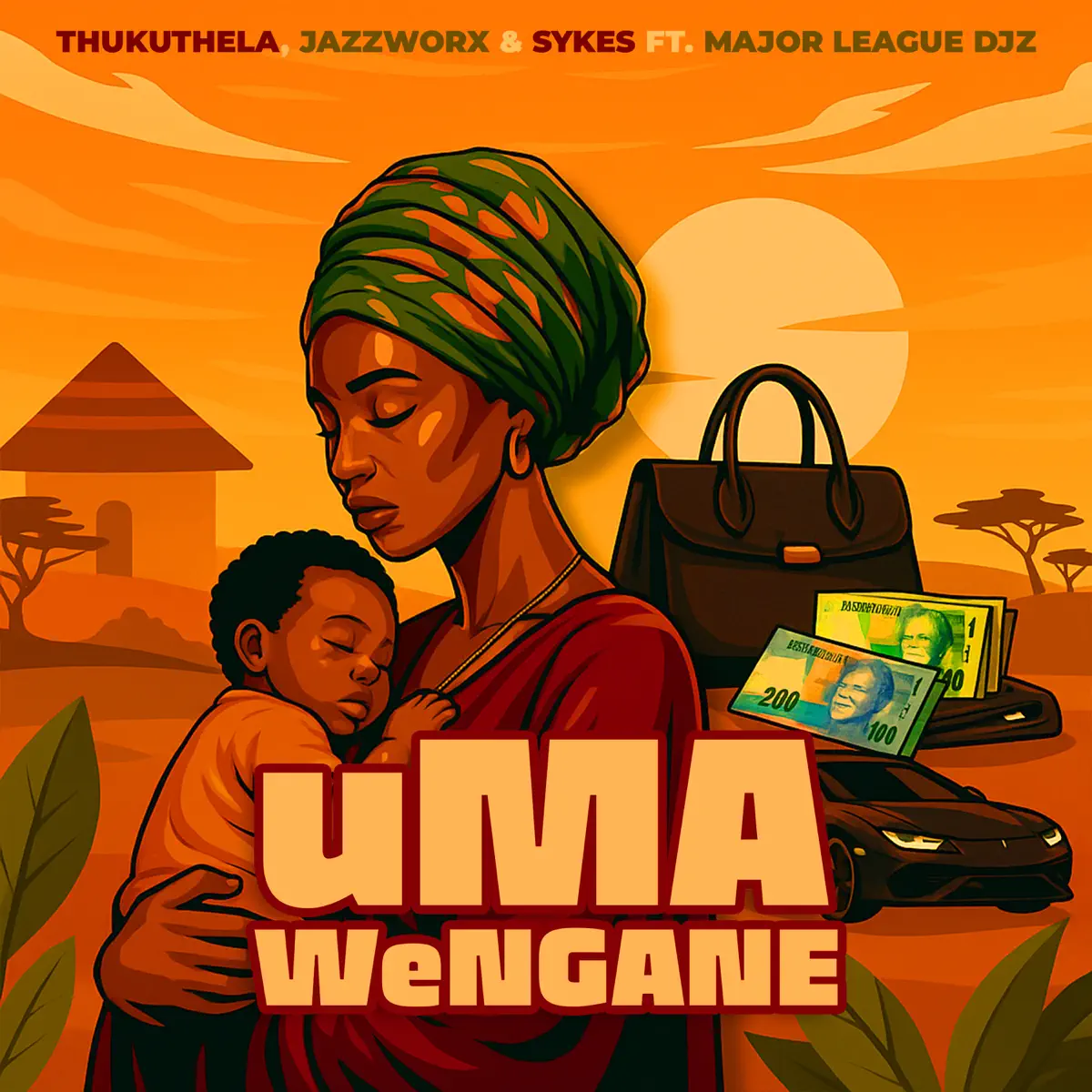 Thukuthela, Jazzworx & Sykes - uMA weNGANE (feat. Major League DJz)